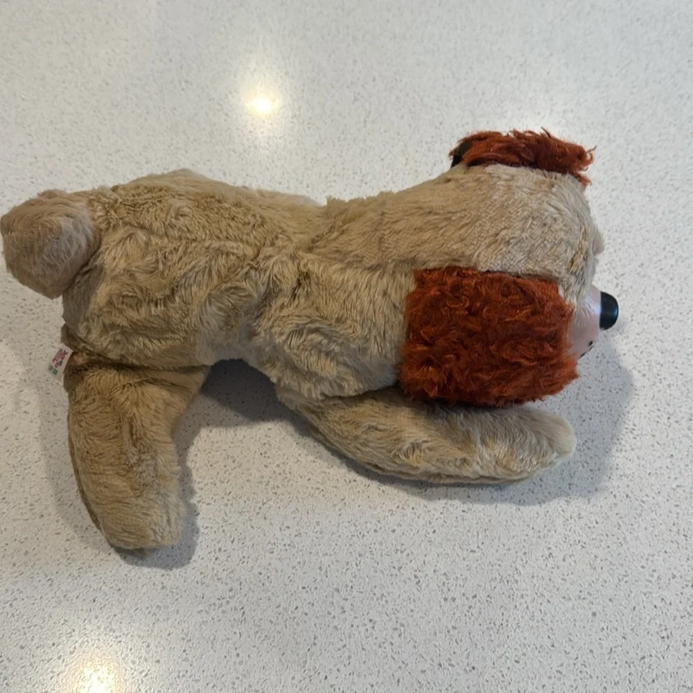 Plush Dog Vintage Stern Rubber Face dog Rare!